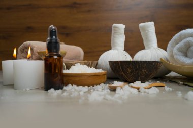 Tahta masadaki spa tedavisinin bileşimi, Aromaterapi, Beau