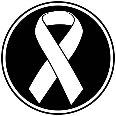 Farkındalık Şerit Insignia - Bir Karikatür İllüstrasyon Bir Farkındalık Şerit simgesi.