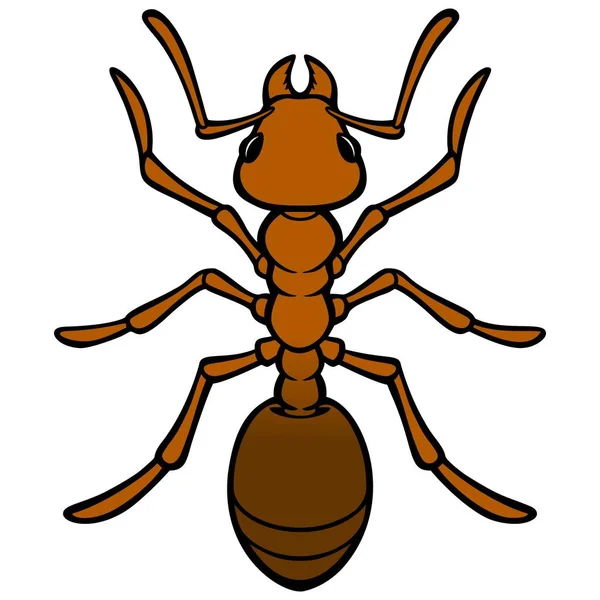 Ant Cartoon Illustration Ant — Stock Vector