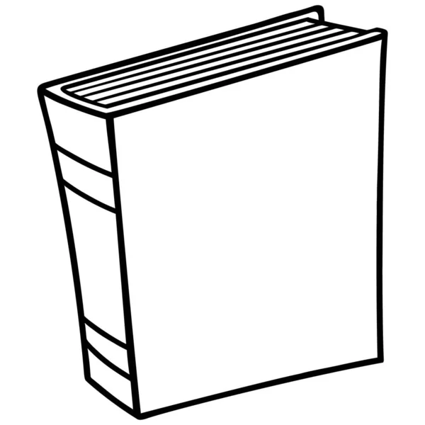 Icona Del Libro Blu Illustrazione Del Cartone Animato Icona Del — Vettoriale Stock
