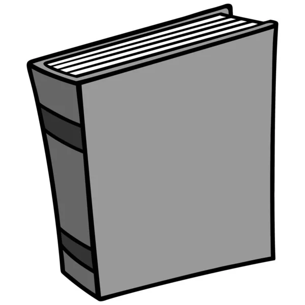Icona Del Libro Illustrazione Cartone Animato Illustrazione Libro — Vettoriale Stock
