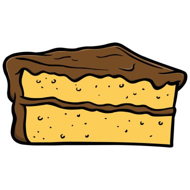 Kek Dilim - Kek Dilim bir karikatür illüstrasyon.