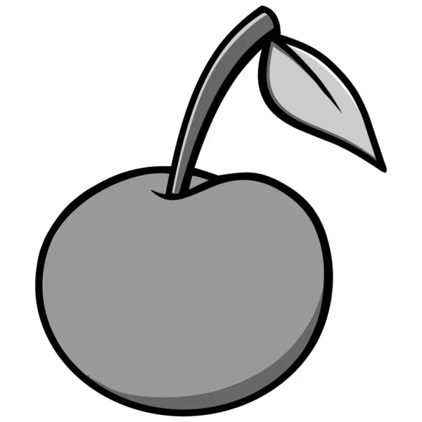 Ikona Cherry Ilustrace Seriálu Cherry — Stockový vektor