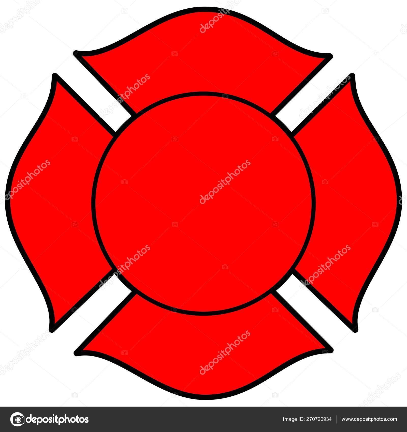 Maltese Cross Vector Clipart