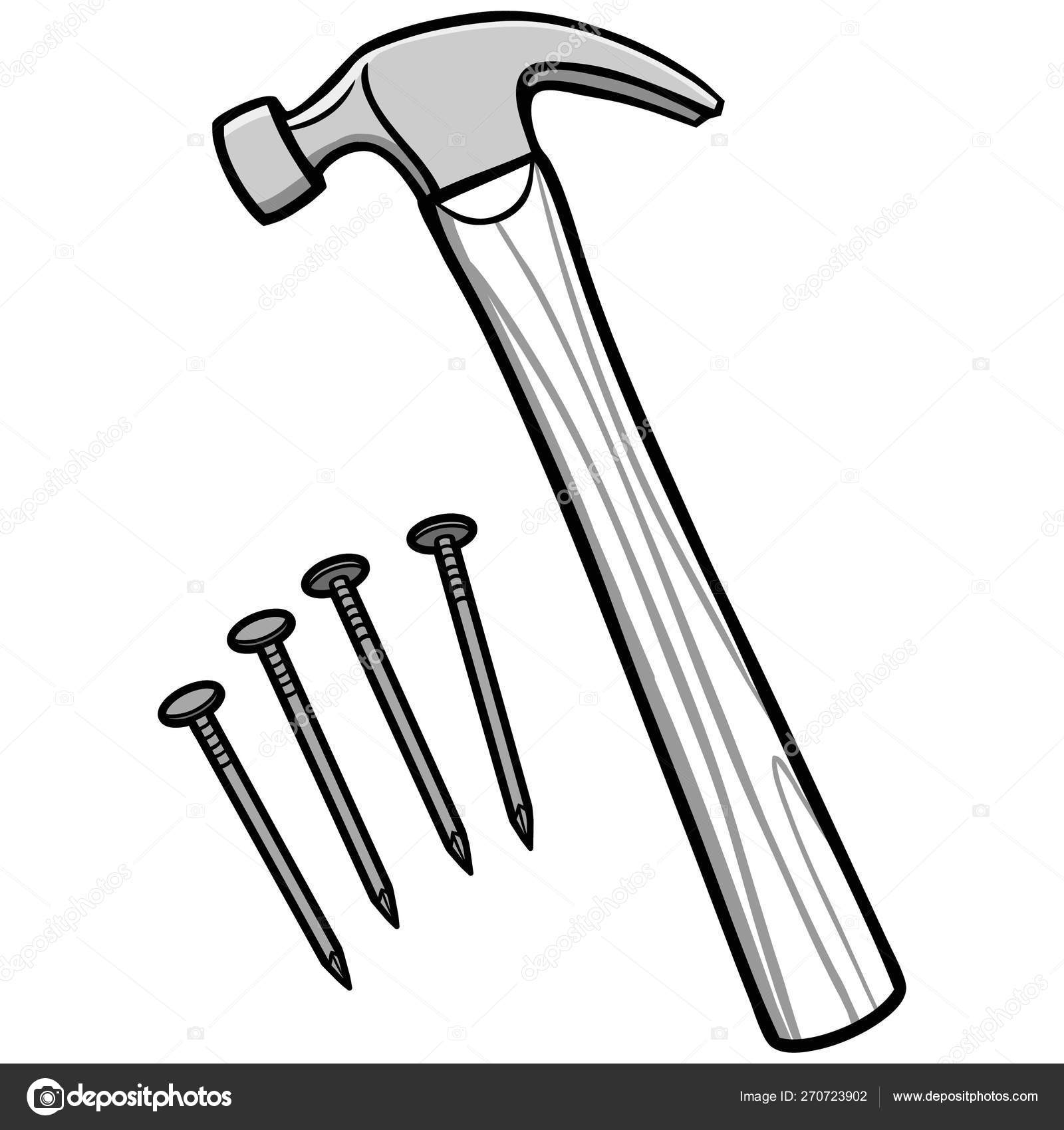 File:Hammer and nails.jpg - Wikimedia Commons