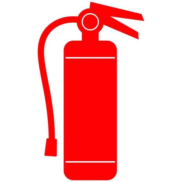 Brandblusser Een Cartoon Illustratie Van Een Brandblusser — Stockvector