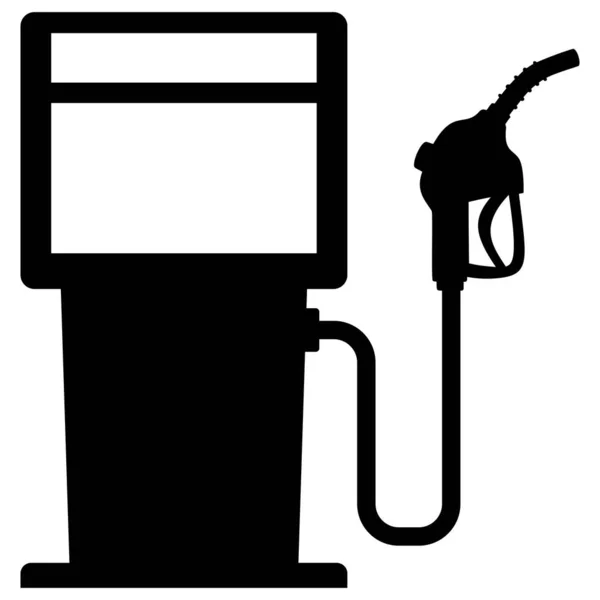 Grafica Pompa Gas Illustrazione Cartone Animato Una Pompa Gas — Vettoriale Stock