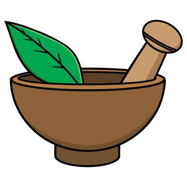 Harç ve Havaneli - Harç ve Havaneli bir karikatür illüstrasyon.