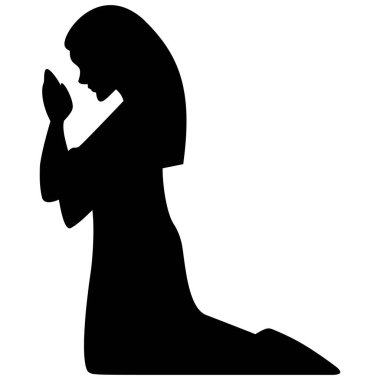 Mother Mary - Mother Mary bir karikatür illüstrasyon.