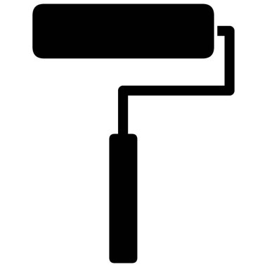Paint Roller Icon - Paint Roller Icon bir karikatür illüstrasyon.