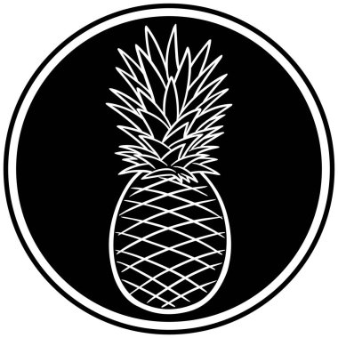Ananas Sembol - Ananas Sembolü bir karikatür illüstrasyon.
