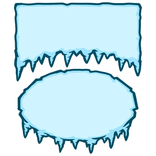 Σχήμα Φόντου Πάγου Μια Εικονογράφηση Κινουμένων Σχεδίων Από Ένα Ζευγάρι — Διανυσματικό Αρχείο