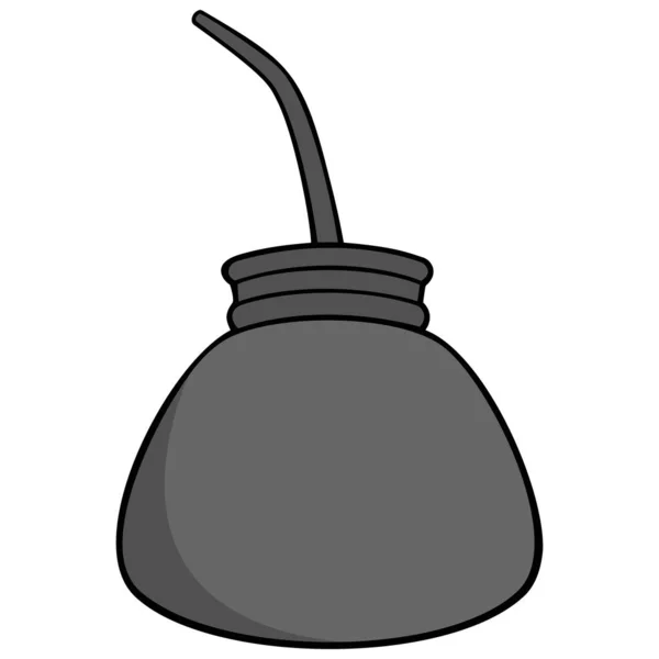 油罐的卡通插图 — 图库矢量图片