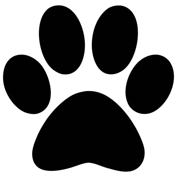 Ícone do logotipo de impressão de pé de gato em pixel art