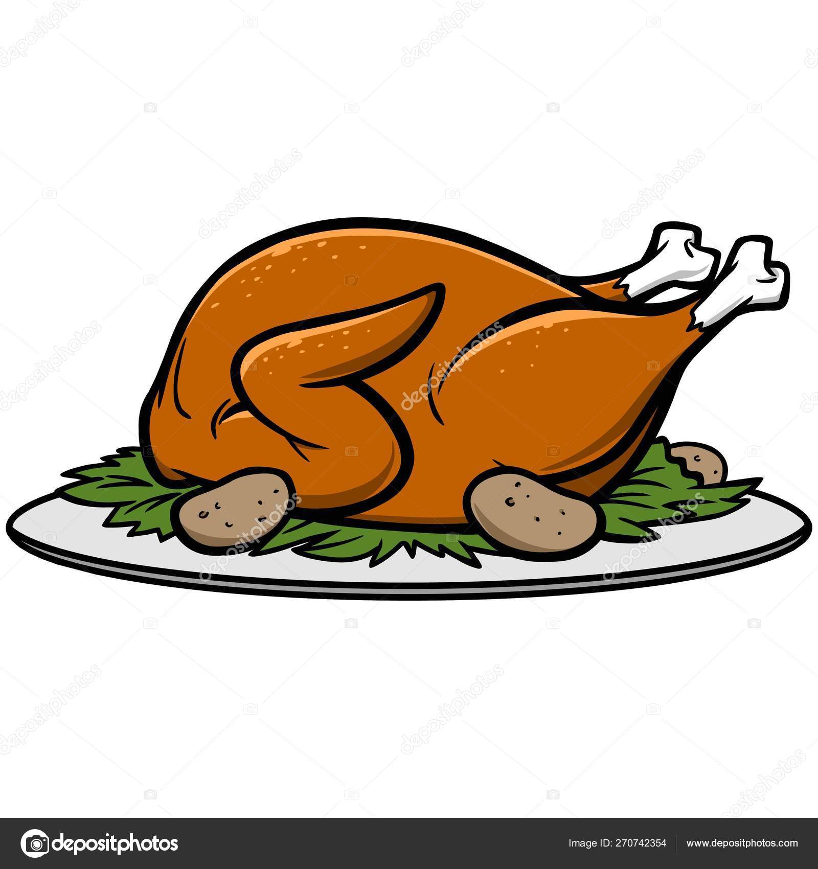Roast Turkey Dinner Cartoon Illustration Roast Turkey Dinner Stock Vector Image by ©larryrains #270742354 Roast Turkey Dinner Cartoon Illustration Roast Turkey Dinner Stock Vector Image by ©larryrains #270742354