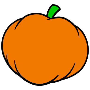 Kabak - Bir Kabak bir karikatür illüstrasyon.