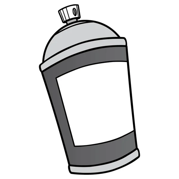 Spray Can Karikatúra Illusztrációja Spray Can — Stock Vector