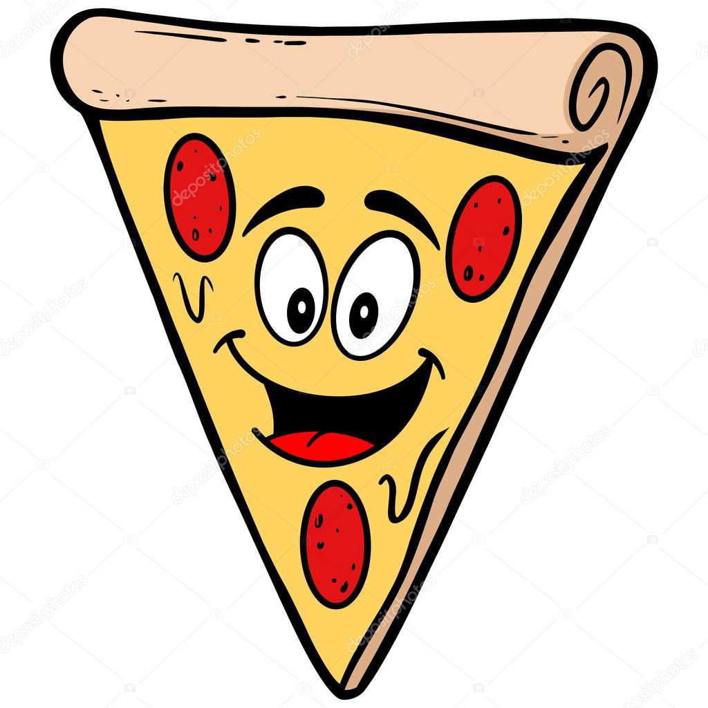 Pizza Mascot - A cartoon illustration of a Pizza Mascot.