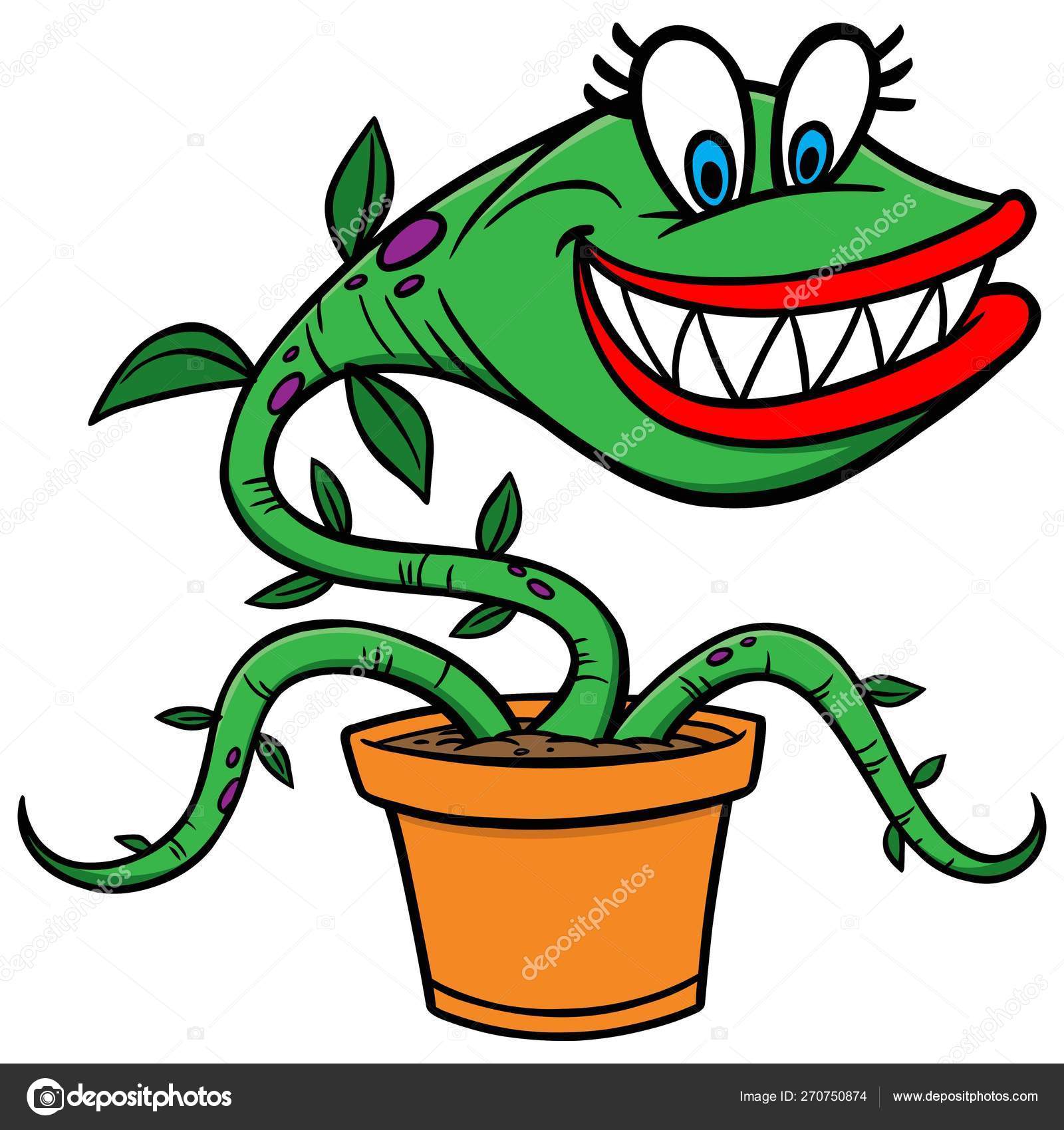 Venus Flytrap Cartoon Illustration Smiling Venus Flytrap Stock Vector Image by ©larryrains #270750874 Venus Flytrap Cartoon Illustration Smiling Venus Flytrap Stock Vector Image by ©larryrains #270750874
