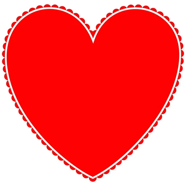 День Святого Валентина Серце Мультфільм Ілюстрація Серця День Святого Валентина — стоковий вектор