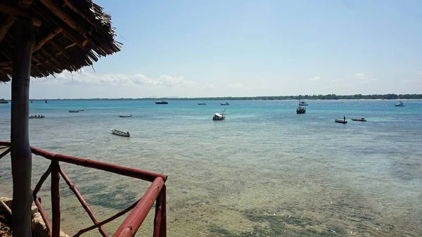 Costa Dell Isola Tropicale Wasini Kenya — Foto Stock