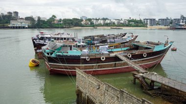 kenya Mombasa'da eski limanda
