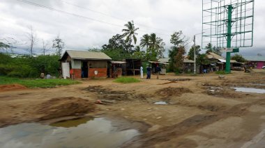 Mombasa, Kenya, Haziran 2018 - yaklaşık Kenya tipik streetlife