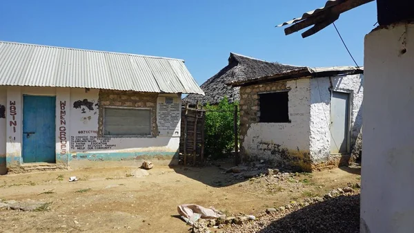 Wasini Island Kenya Haziran 2018 Yaklaşık Kenya Tipik Streetlife — Stok fotoğraf