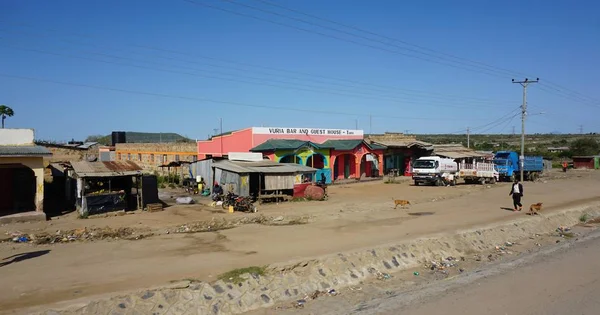 Voi, Kenya, Haziran 2018 - yaklaşık Kenya tipik streetlife