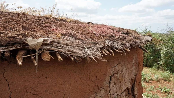 Kimana Quênia Por Volta Junho 2018 Aldeia Masai Local — Fotografia de Stock