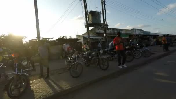 Kenya Circa June 2018 Chaotic Stret Life — Stock Video