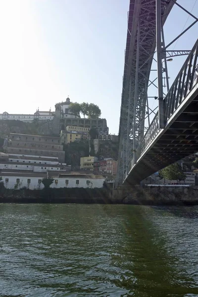 Giant Dom Luis Bridge Construction Porto — Stock Photo, Image