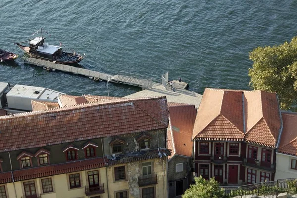 Porto Portekiz Douro Nehir Kıyısındaki Yerleşim Evlerde — Stok fotoğraf