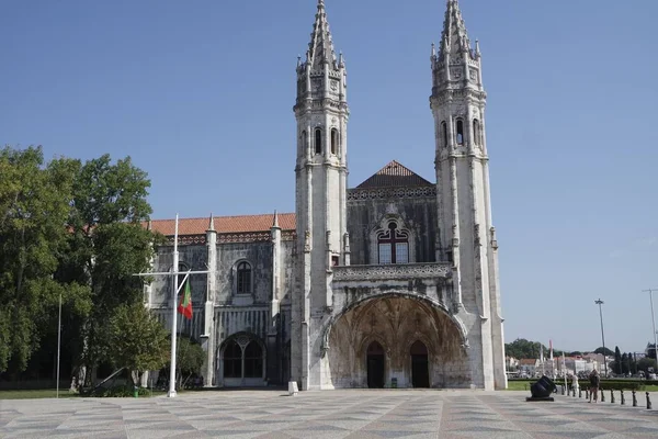 Magnifikt Kloster Belem Nära Lissabon — Stockfoto