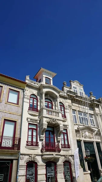 Renkli Residencial Alan Portekizce Şehir Aveiro — Stok fotoğraf