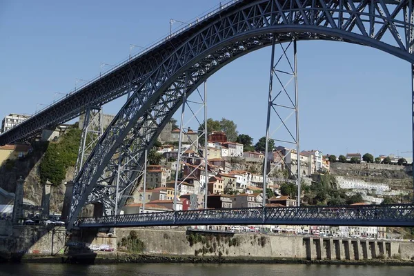 Douro Flussbrücke Dom Luis Porto — Stockfoto