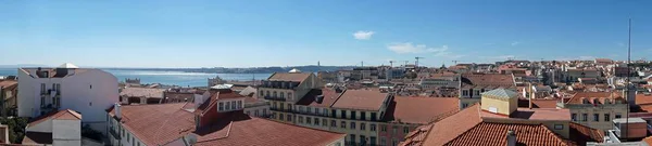 Vista Panoramica Sulla Città Portoghese Lisbona — Foto Stock