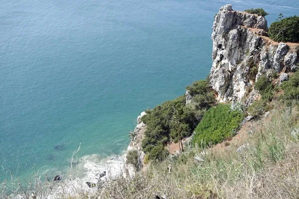 Littoral Petit Village Touristique Nazare Portugais — Photo