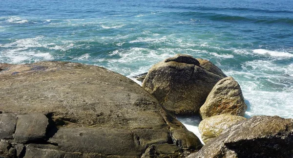 Strand Von Sao Felix Marinha Herbst — Stockfoto