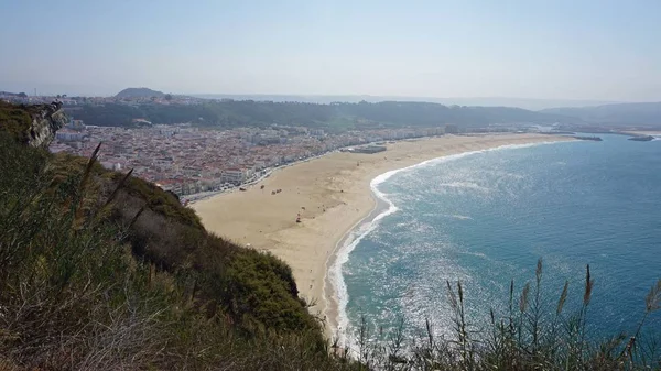 Kleines Dorf Von Nazare Der Portugiesischen Atlantikküste — Stockfoto