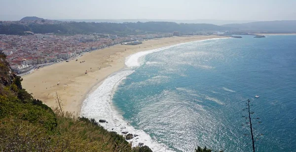 Kleines Dorf Von Nazare Der Portugiesischen Atlantikküste — Stockfoto