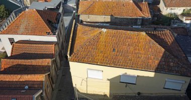 porto Portekiz Douro nehir kıyısındaki yerleşim evlerde