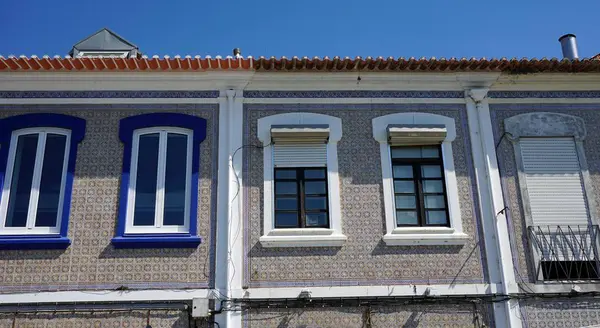 Zone Résidentielle Colorée Ville Portugaise Aveiro — Photo