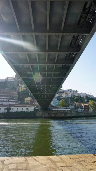 Giant Dom Luis Brobyggen Porto — Stockfoto