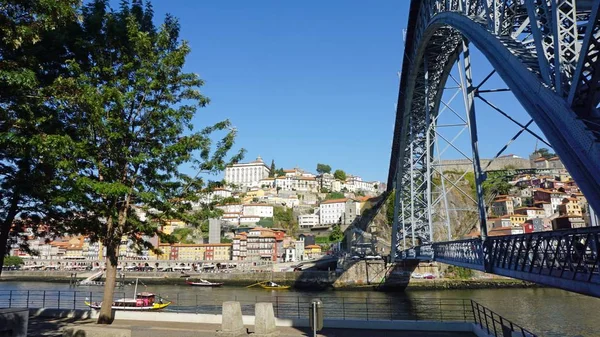 Obří Dom Luis Mostní Konstrukce Porto — Stock fotografie