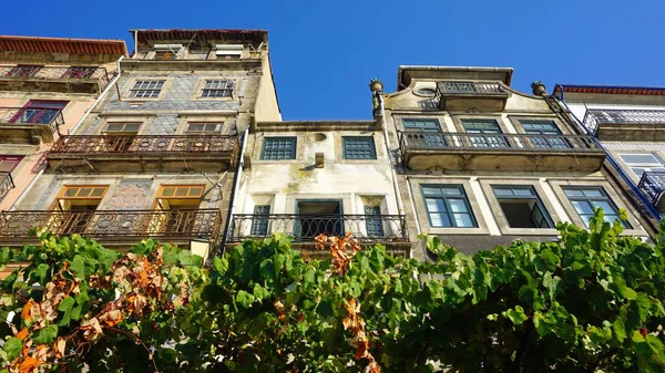 Coloridas Casas Tradicionales Porto Portugal — Foto de Stock