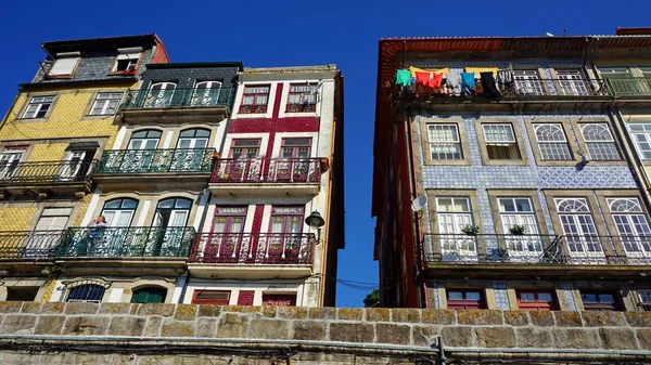 Casas Tradicionais Coloridas Porto Portugal — Fotografia de Stock