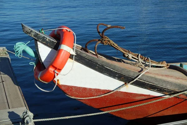 Barcos Pesca Tradicionais Porto Aveiro Portugal — Fotografia de Stock