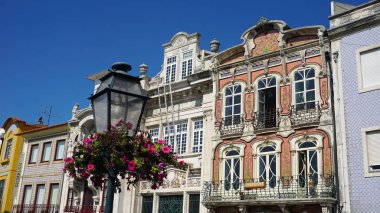 renkli residencial alan Portekizce şehir Aveiro