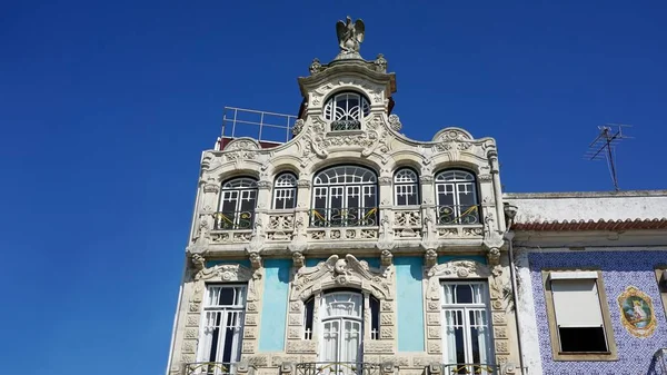 Färgglada Residencial Området Portugues Staden Aveiro — Stockfoto